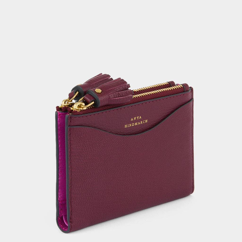 Peeping Eyes Double Zip Wallet