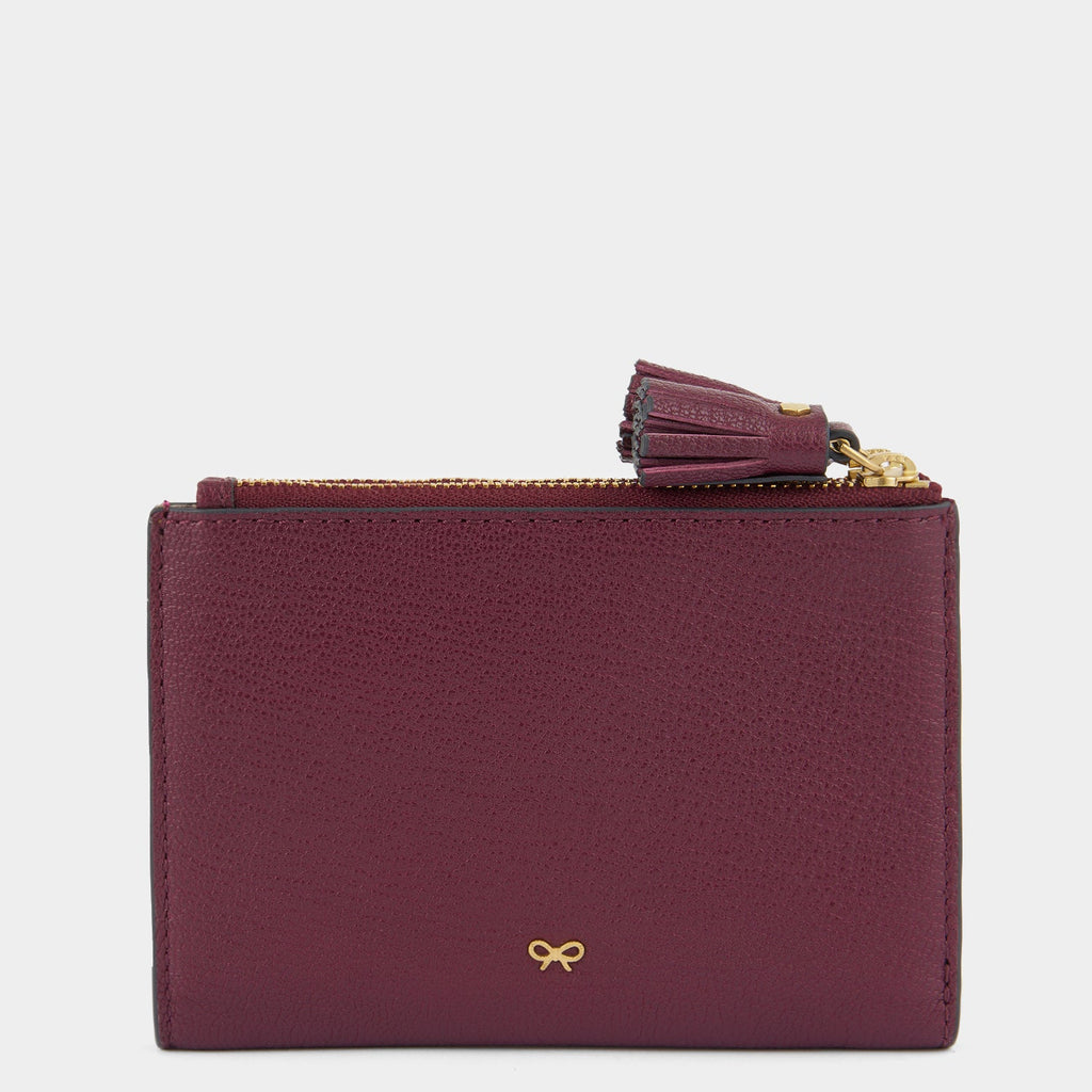 Peeping Eyes Double Zip Wallet