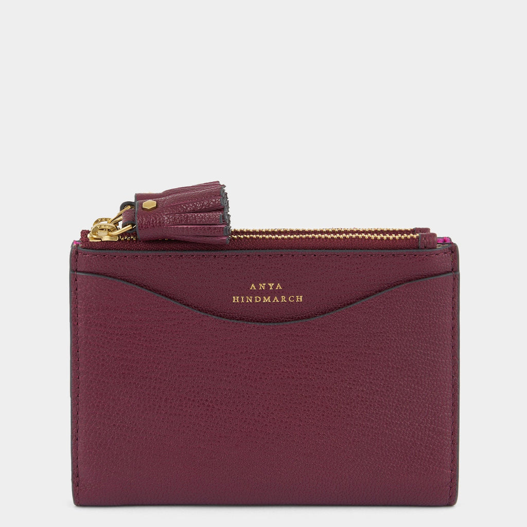 Peeping Eyes Double Zip Wallet