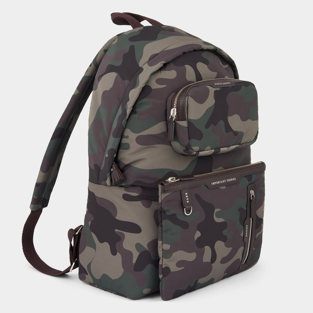 Camouflage Multi Pocket Backpack