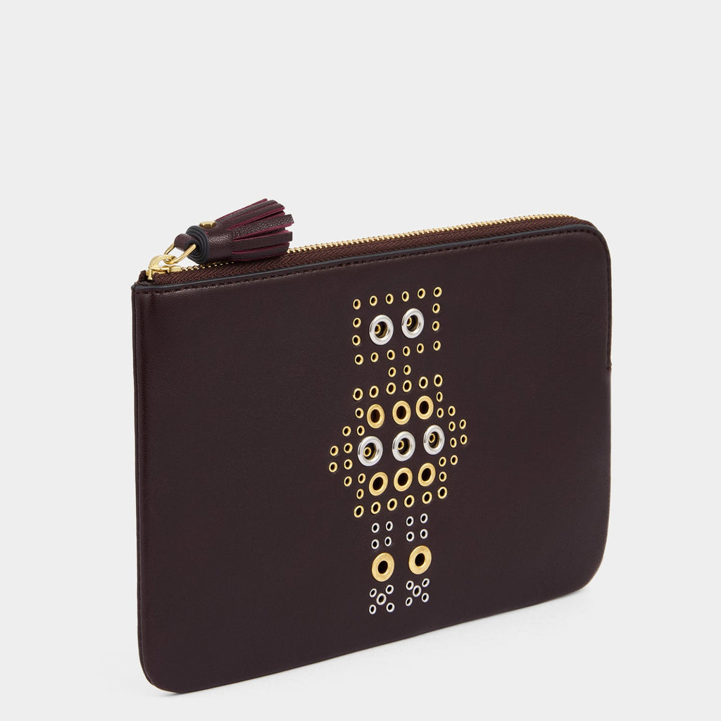 Eyelet Character Zip Loose Pocket