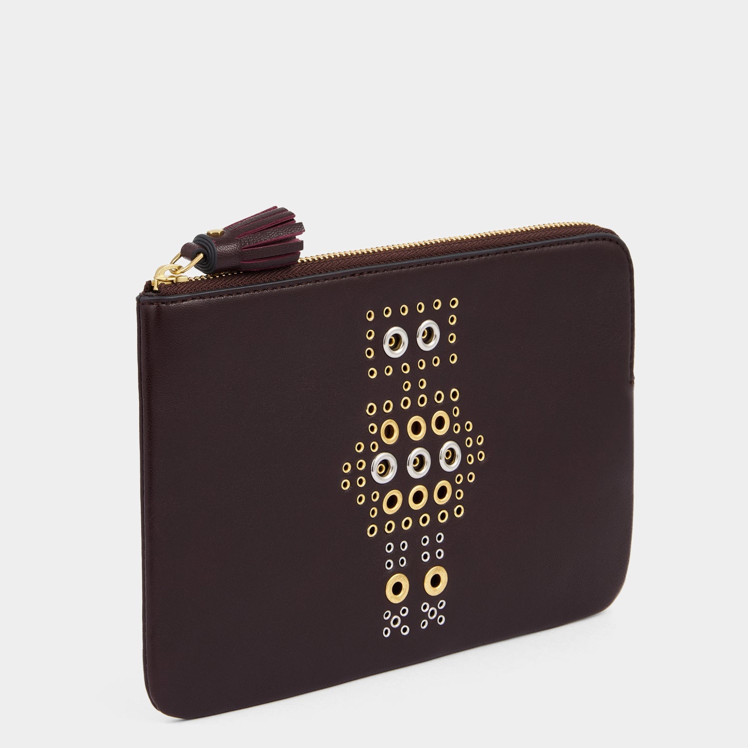 Eyelet Character Zip Loose Pocket