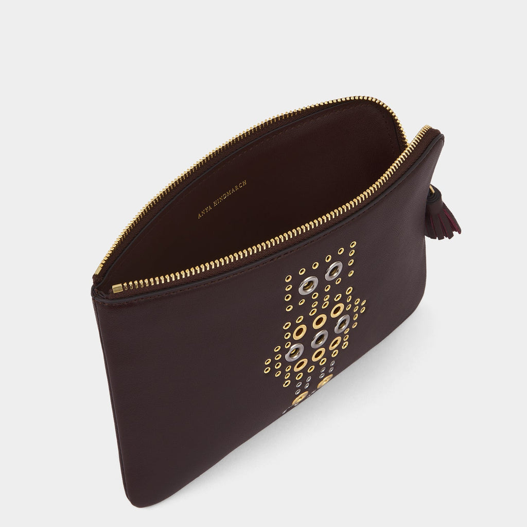 Eyelet Character Zip Loose Pocket