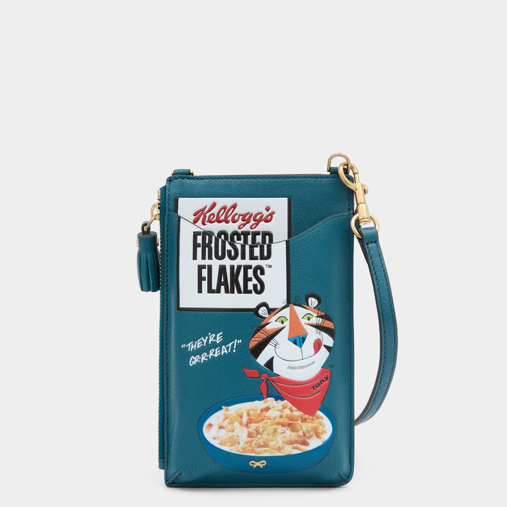 Anya Brands Frosted Flakes Zip Phone Pouch