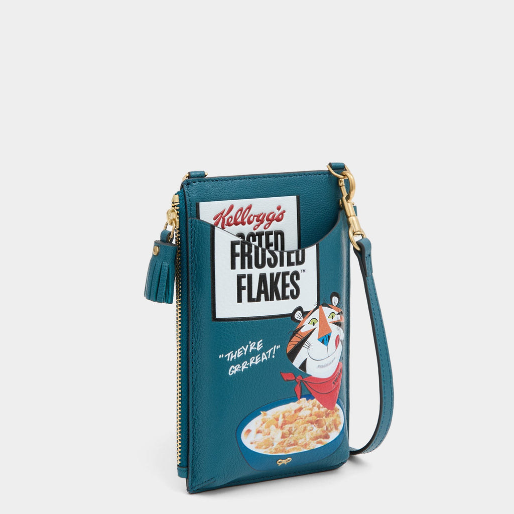 Anya Brands Frosted Flakes Zip Phone Pouch
