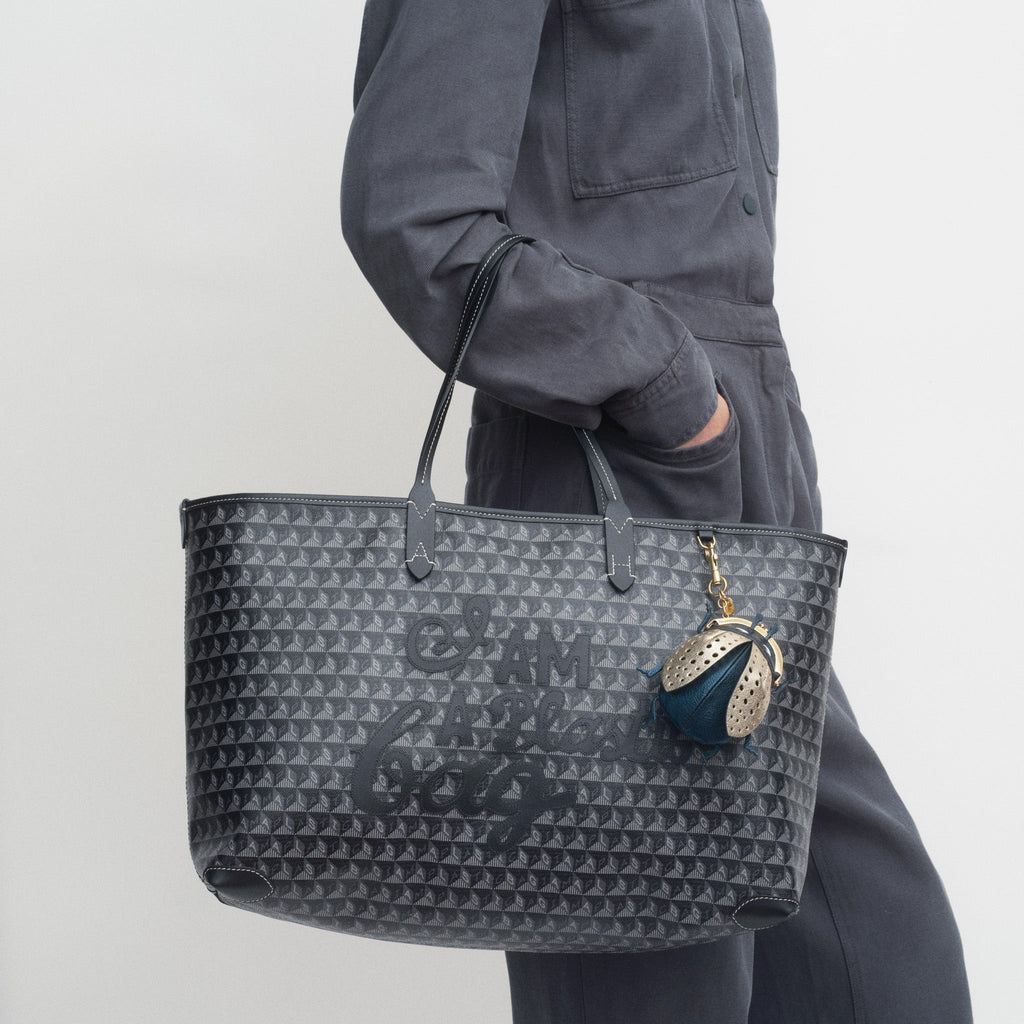 I Am A Plastic Bag Zipped Motif Tote