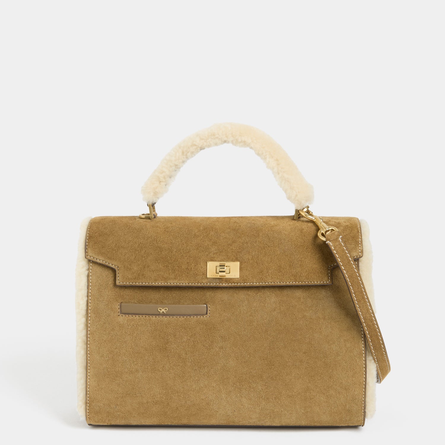 Mortimer Shearling Top Handle