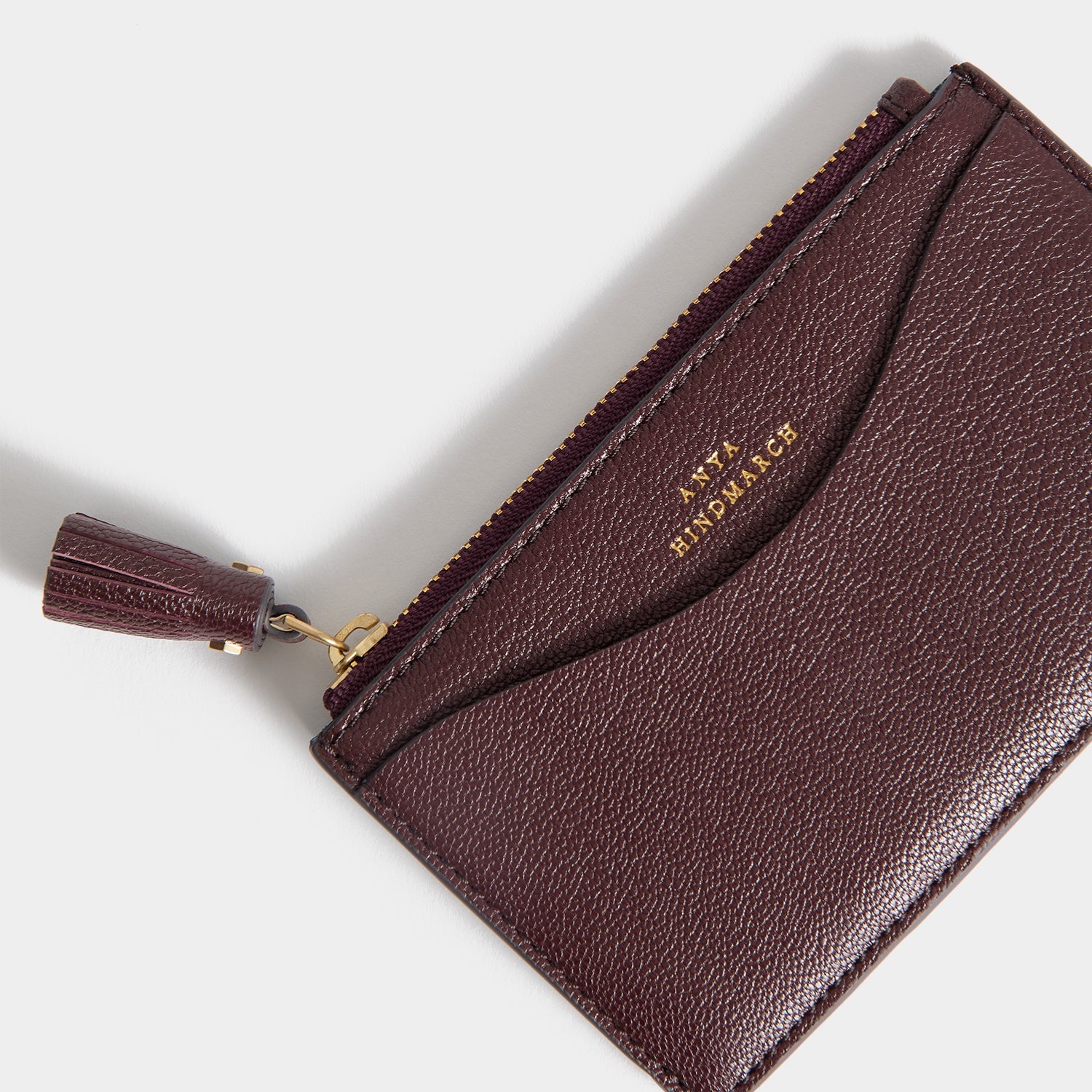 Peeping Eyes Zip Card Case