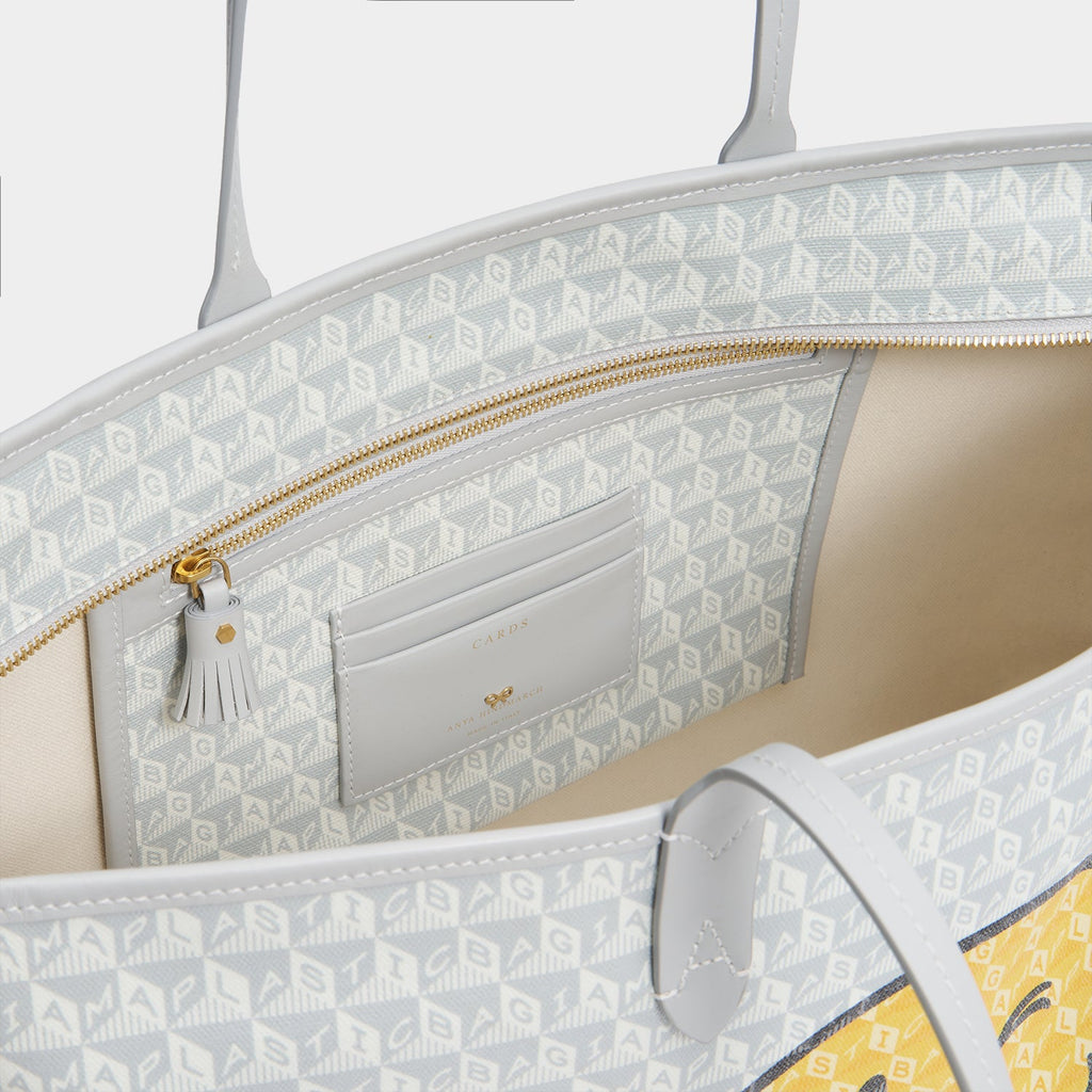 I Am A Plastic Bag Wink Zipped Tote