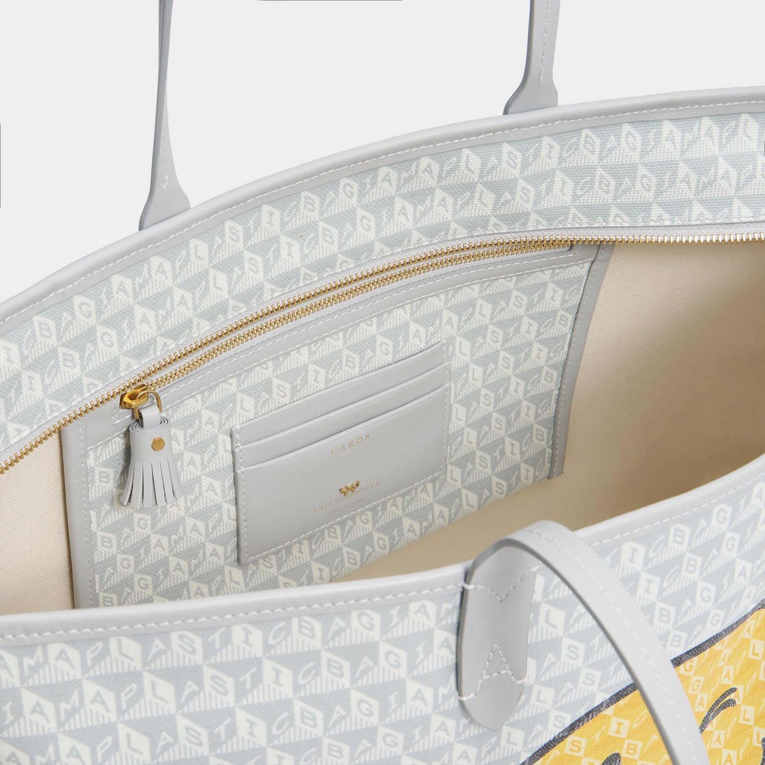 I Am A Plastic Bag Wink Zipped Tote