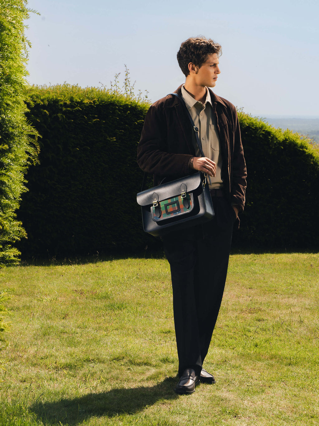 The 15 Inch Batchel - Amnesty International & Navy Celtic Grain