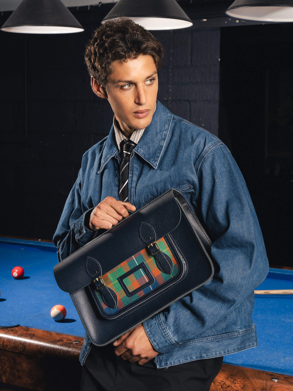 The 15 Inch Batchel - Amnesty International & Navy Celtic Grain