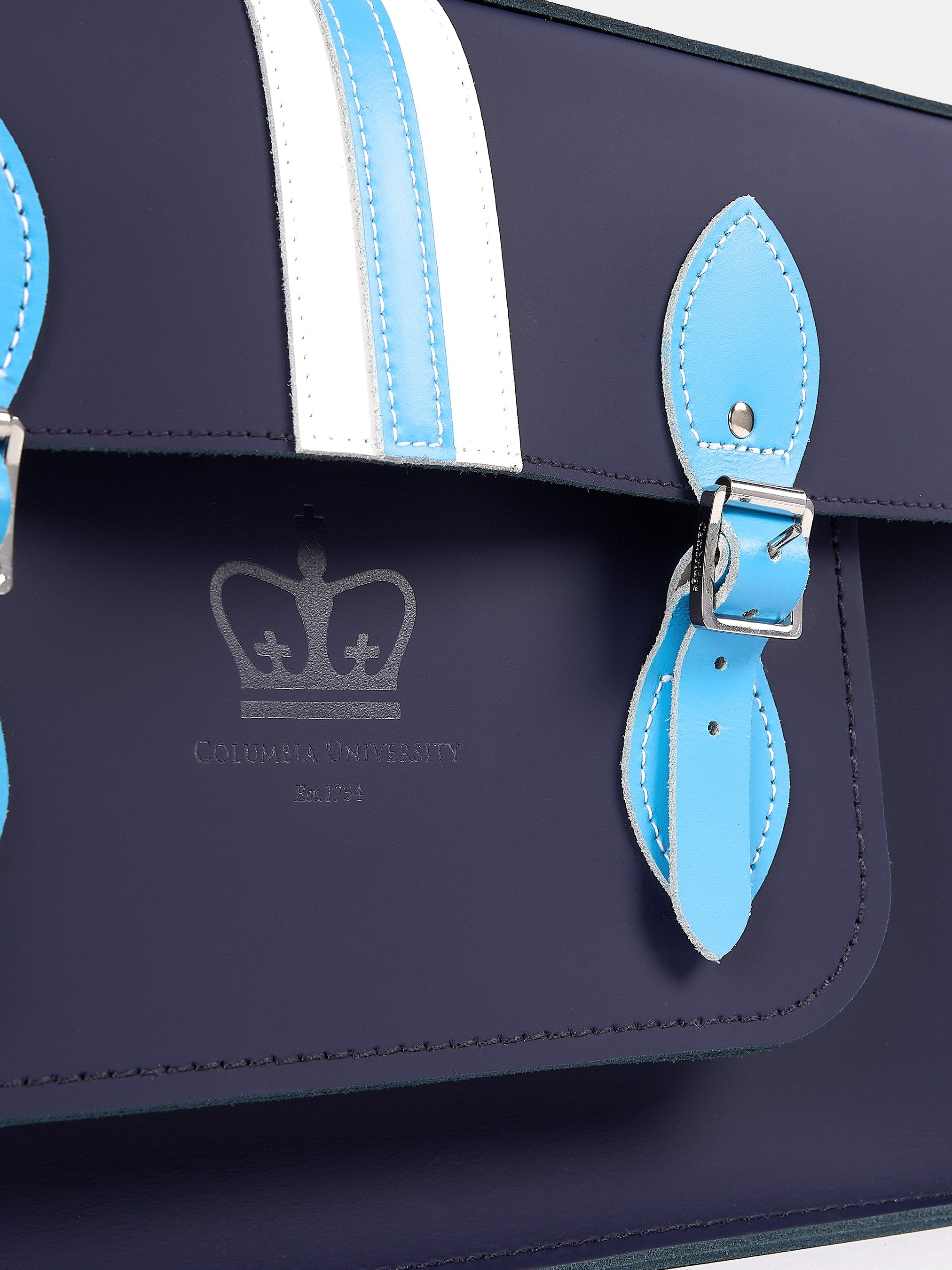 The 15 Inch Batchel - Midnight with Columbia Stripe