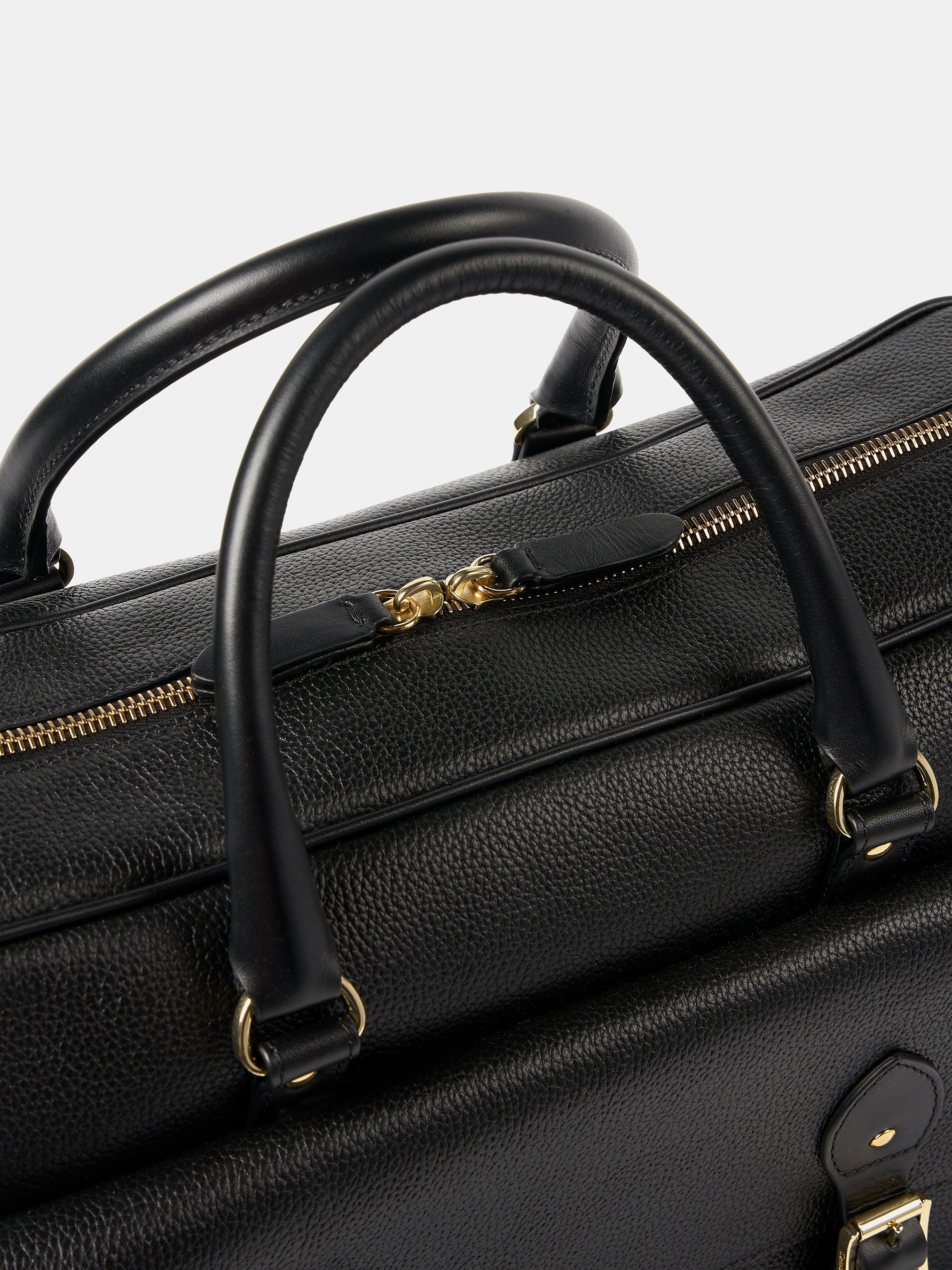 The Brief - Black Calf Grain