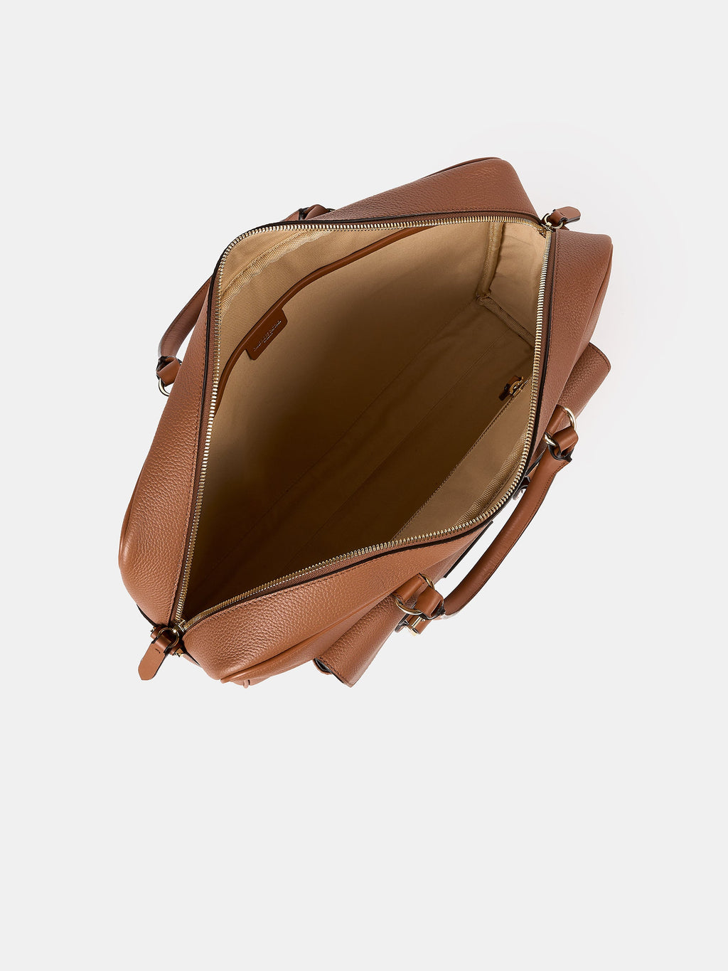 The Brief - Tan Calf Grain