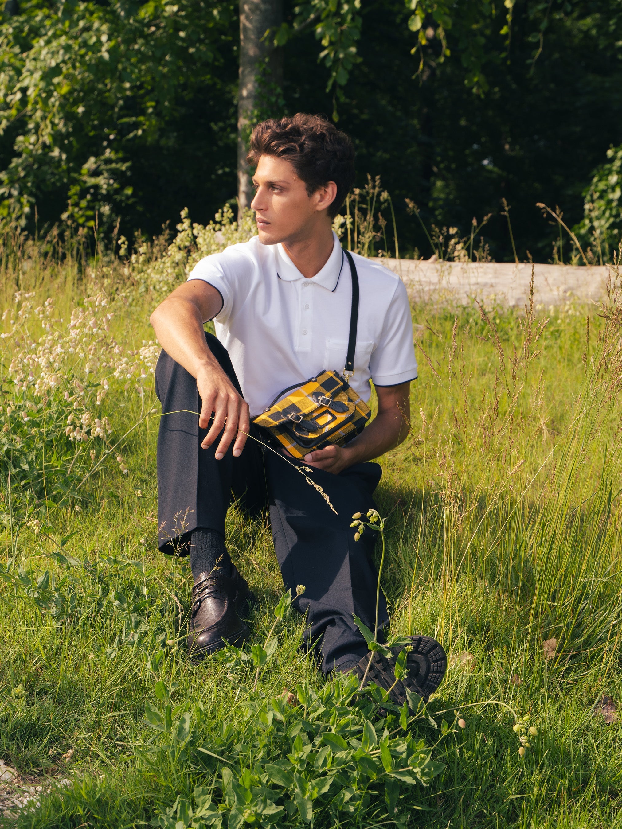 The Mini - Yellow Tartan