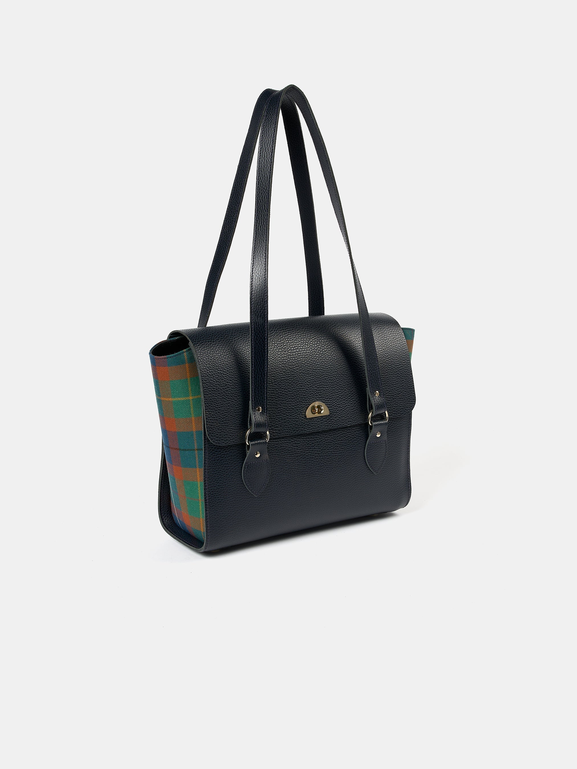 The Emily - Amnesty International Tartan & Navy Celtic Grain