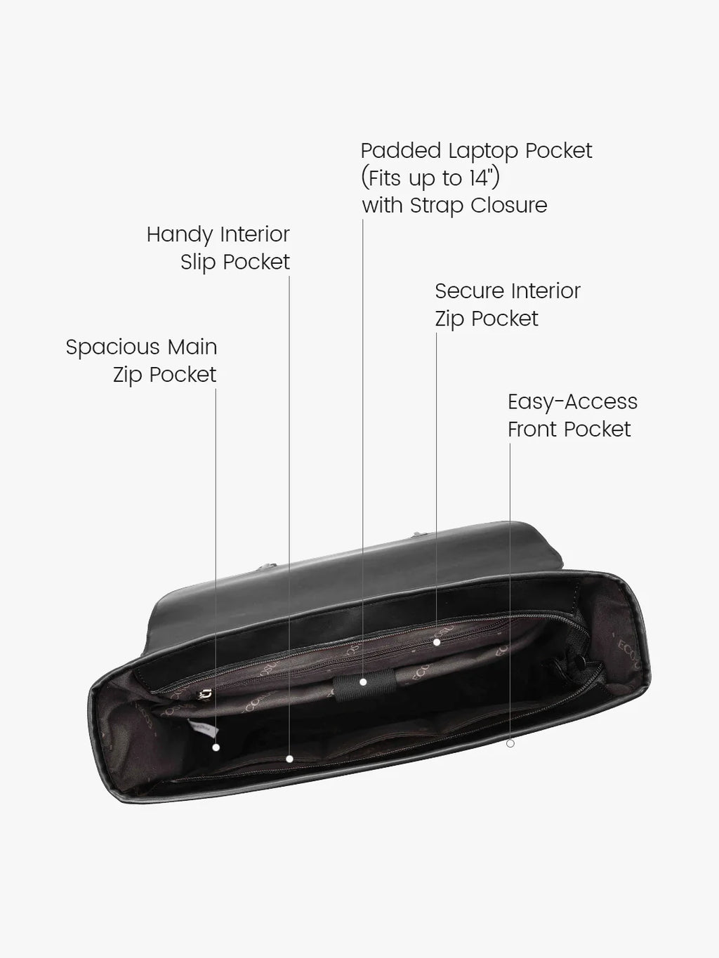 Summer Garden Romance Bow Briefcase