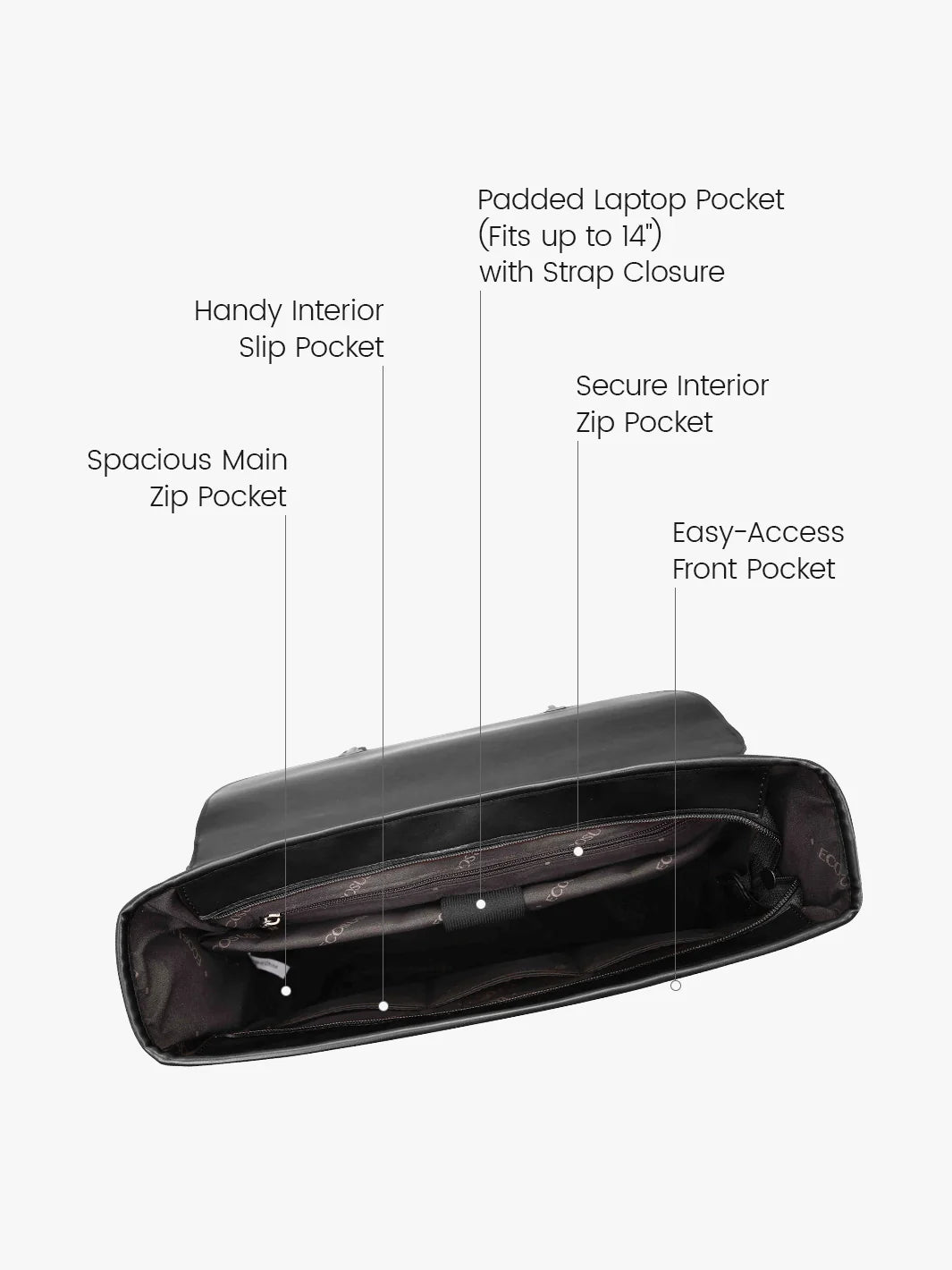 Summer Garden Romance Bow Briefcase