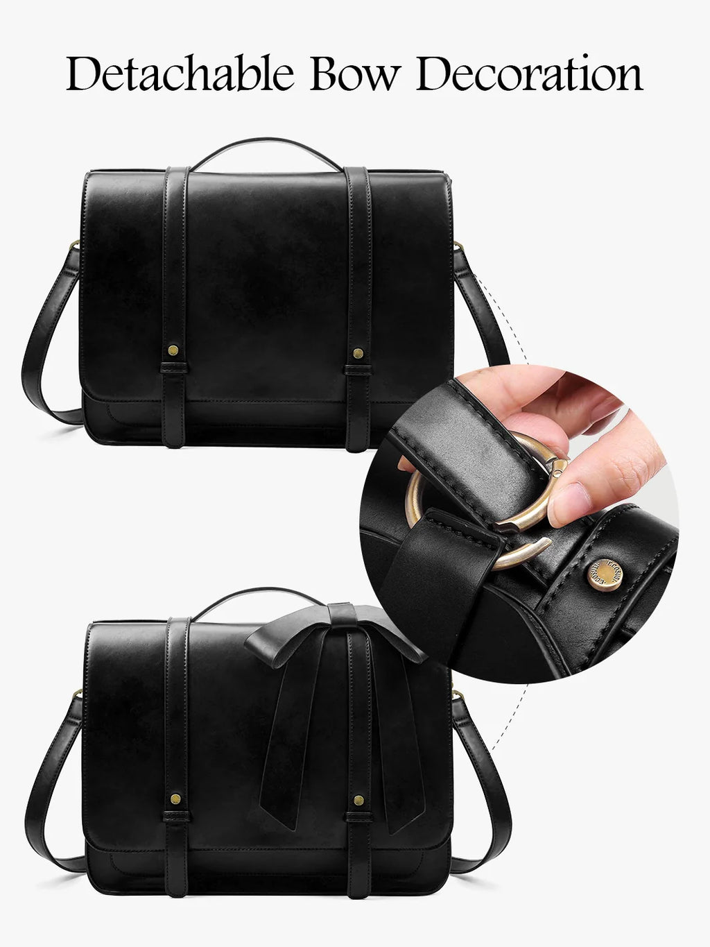 Summer Garden Romance Bow Briefcase