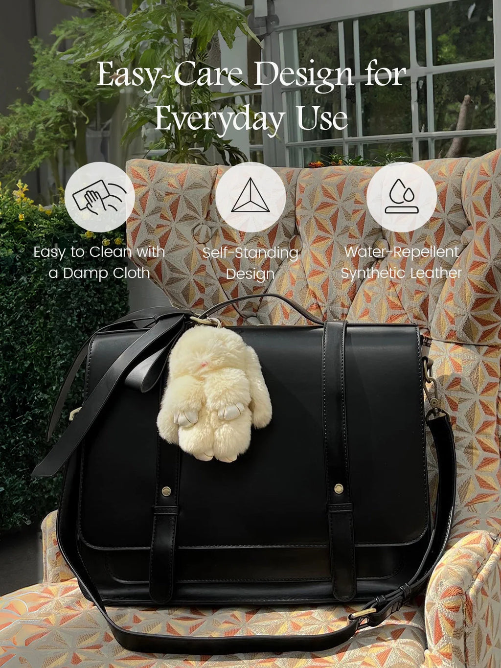 Summer Garden Romance Bow Briefcase