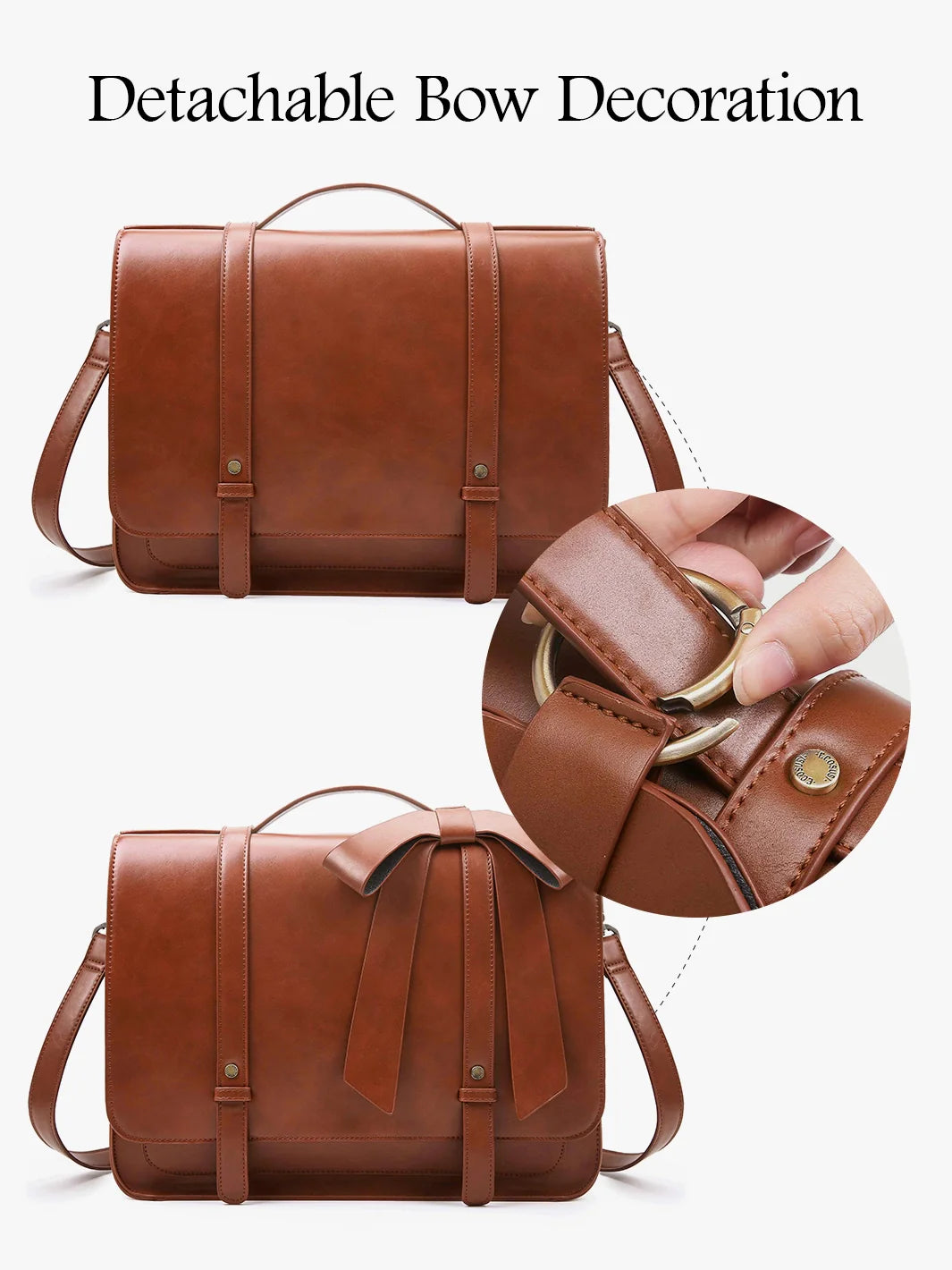 Summer Garden Romance Bow Briefcase