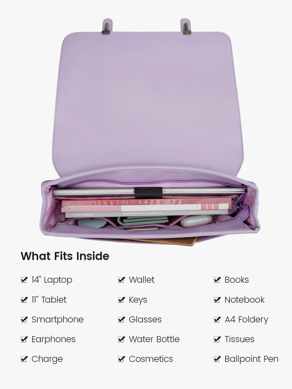 Summer Garden Romance Bow Briefcase