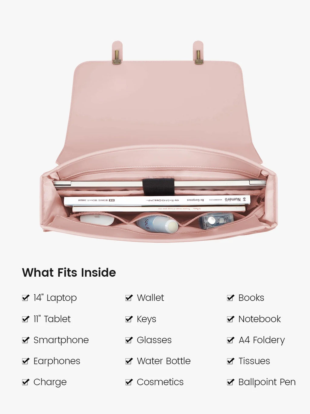 Summer Garden Romance Bow Briefcase