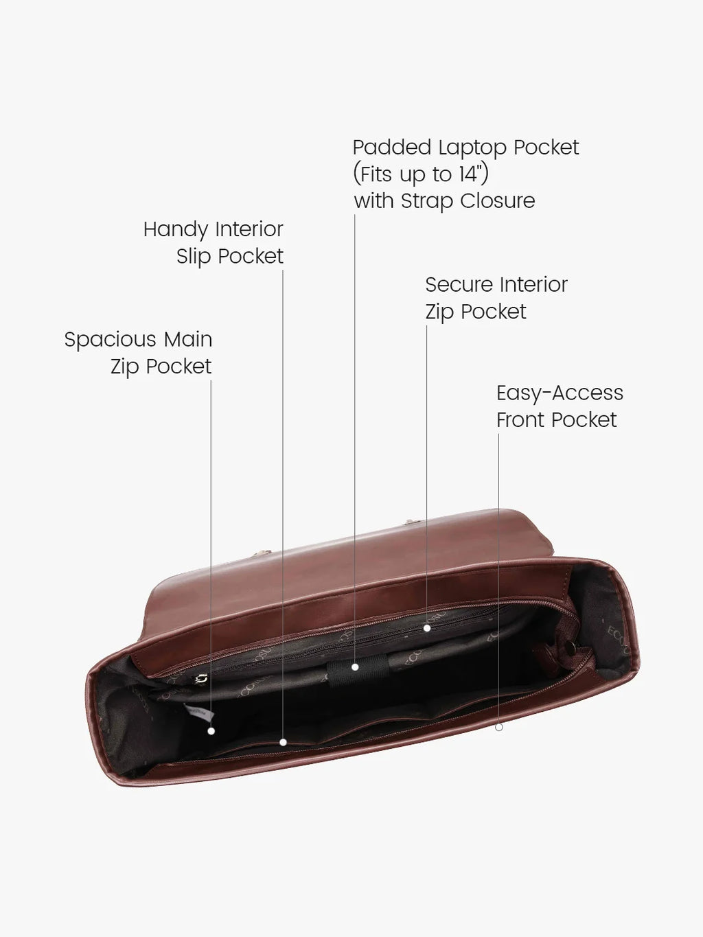 Summer Garden Romance Bow Briefcase