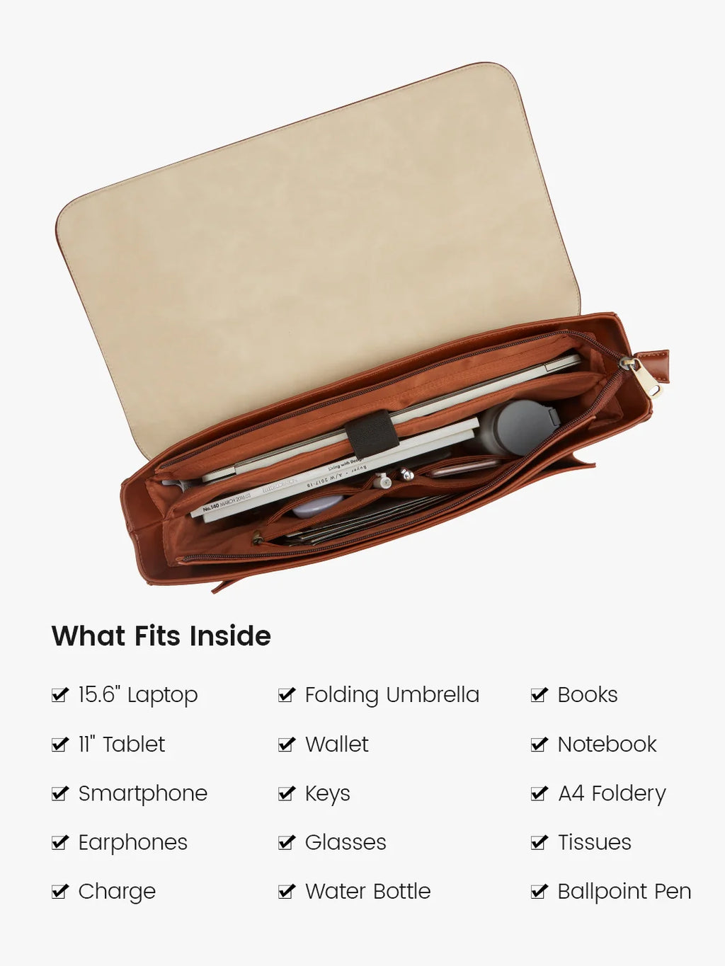 Sombre Vintage Briefcase