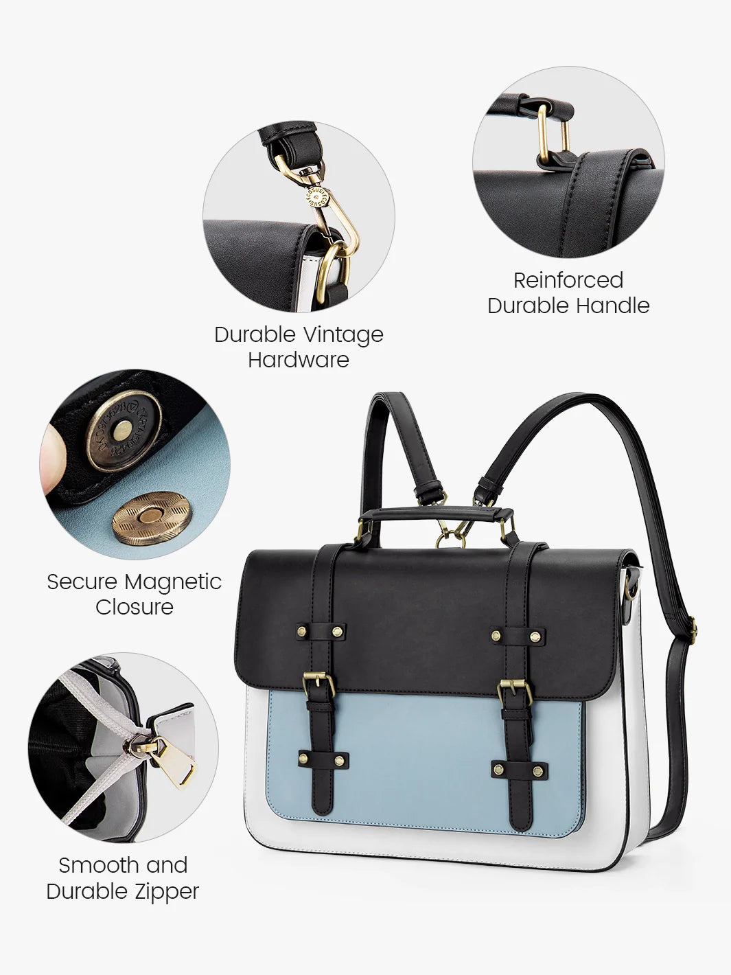 Sombre Vintage Briefcase