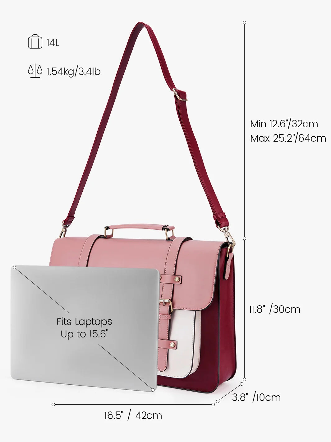 Sombre Vintage Briefcase