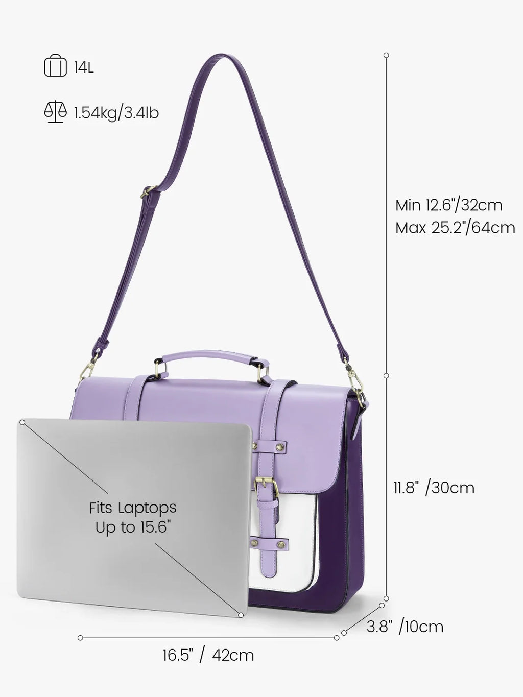 Sombre Vintage Briefcase