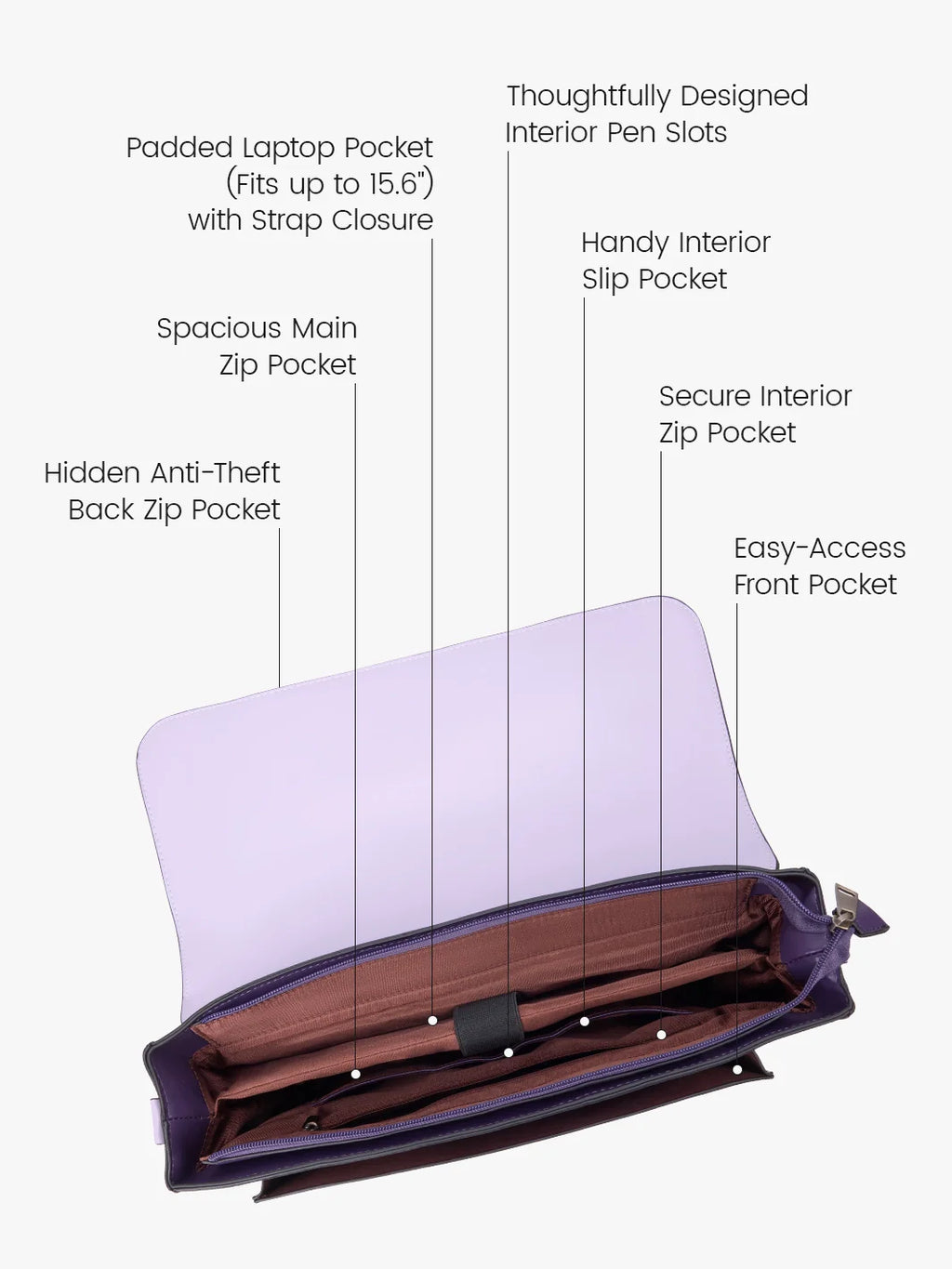 Sombre Vintage Briefcase