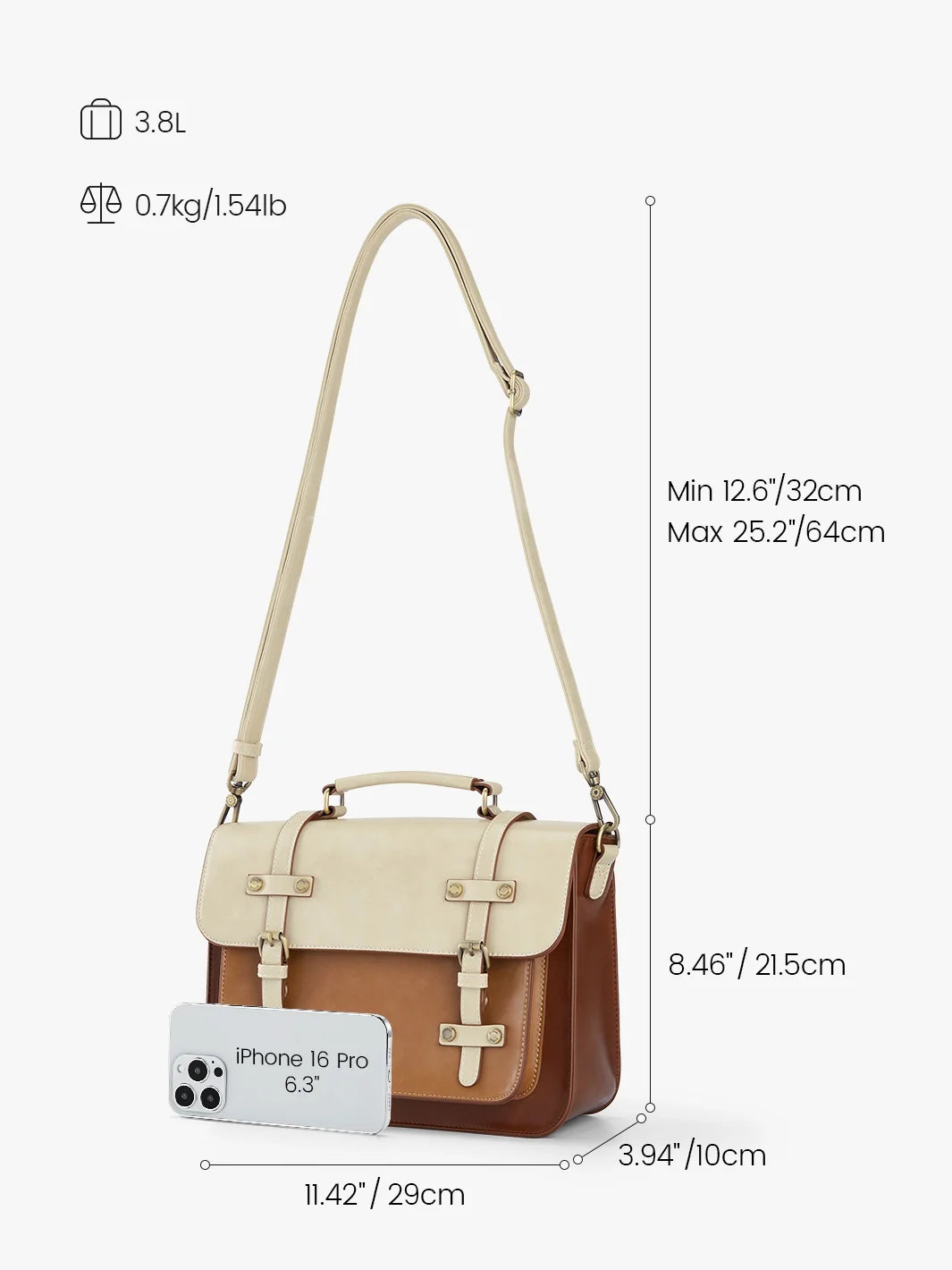 Sombre Vintage Briefcase