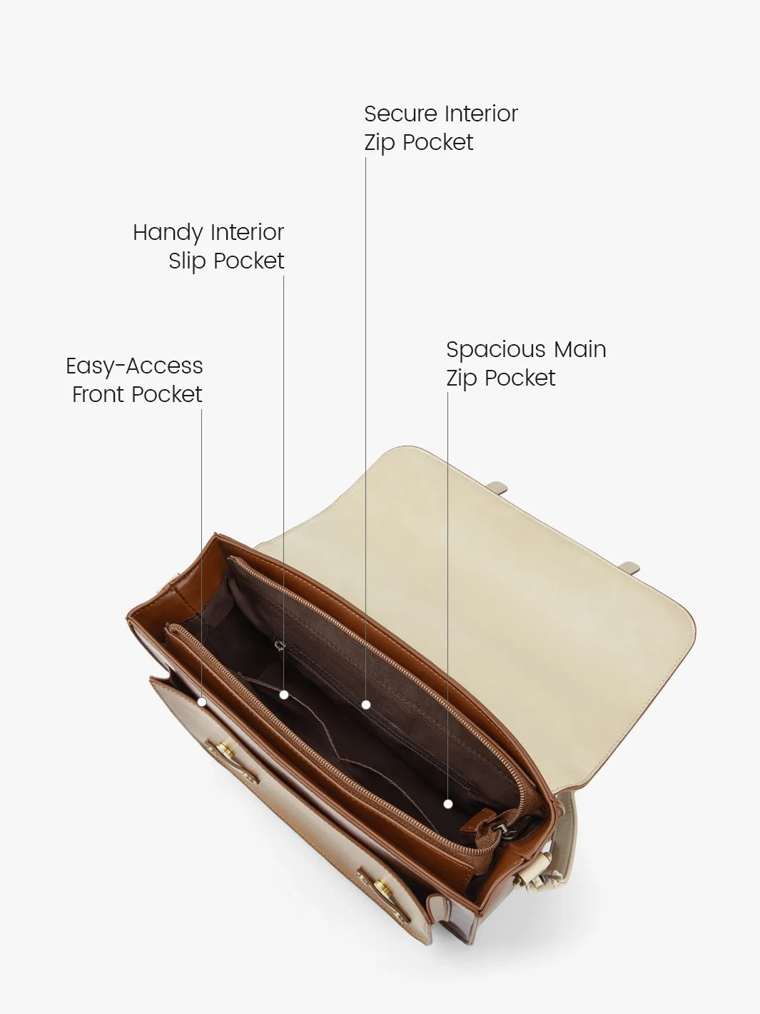 Sombre Vintage Briefcase