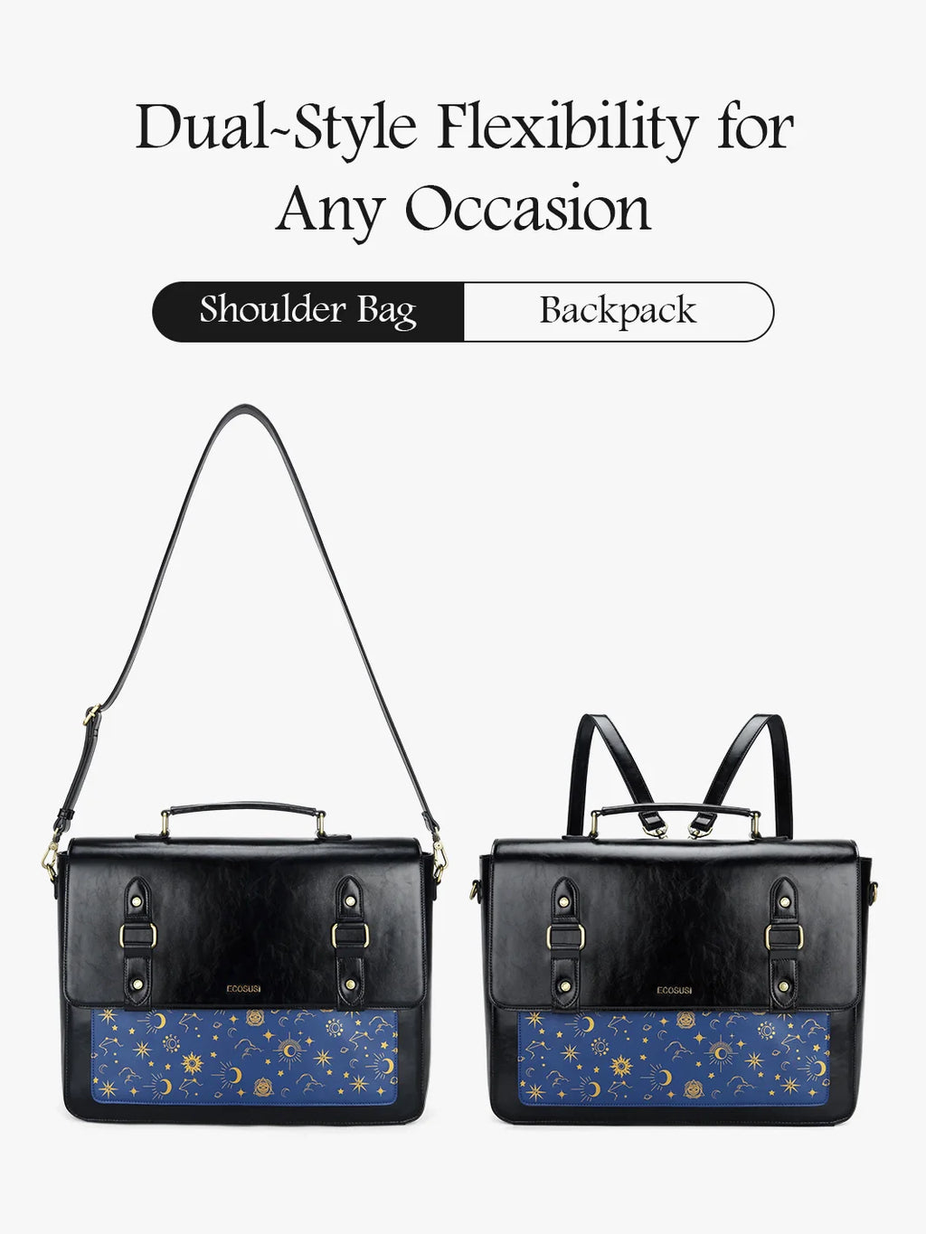 Starrynight Vintage 15.6-Inch Briefcase