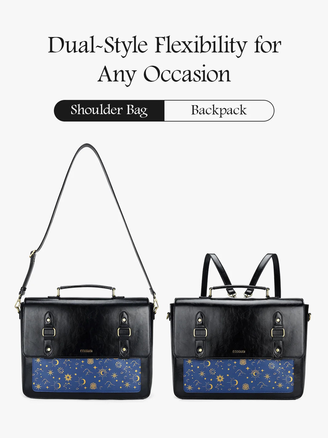 Starrynight Vintage 15.6-Inch Briefcase