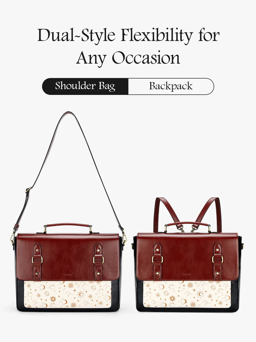 Starrynight Vintage 15.6-Inch Briefcase