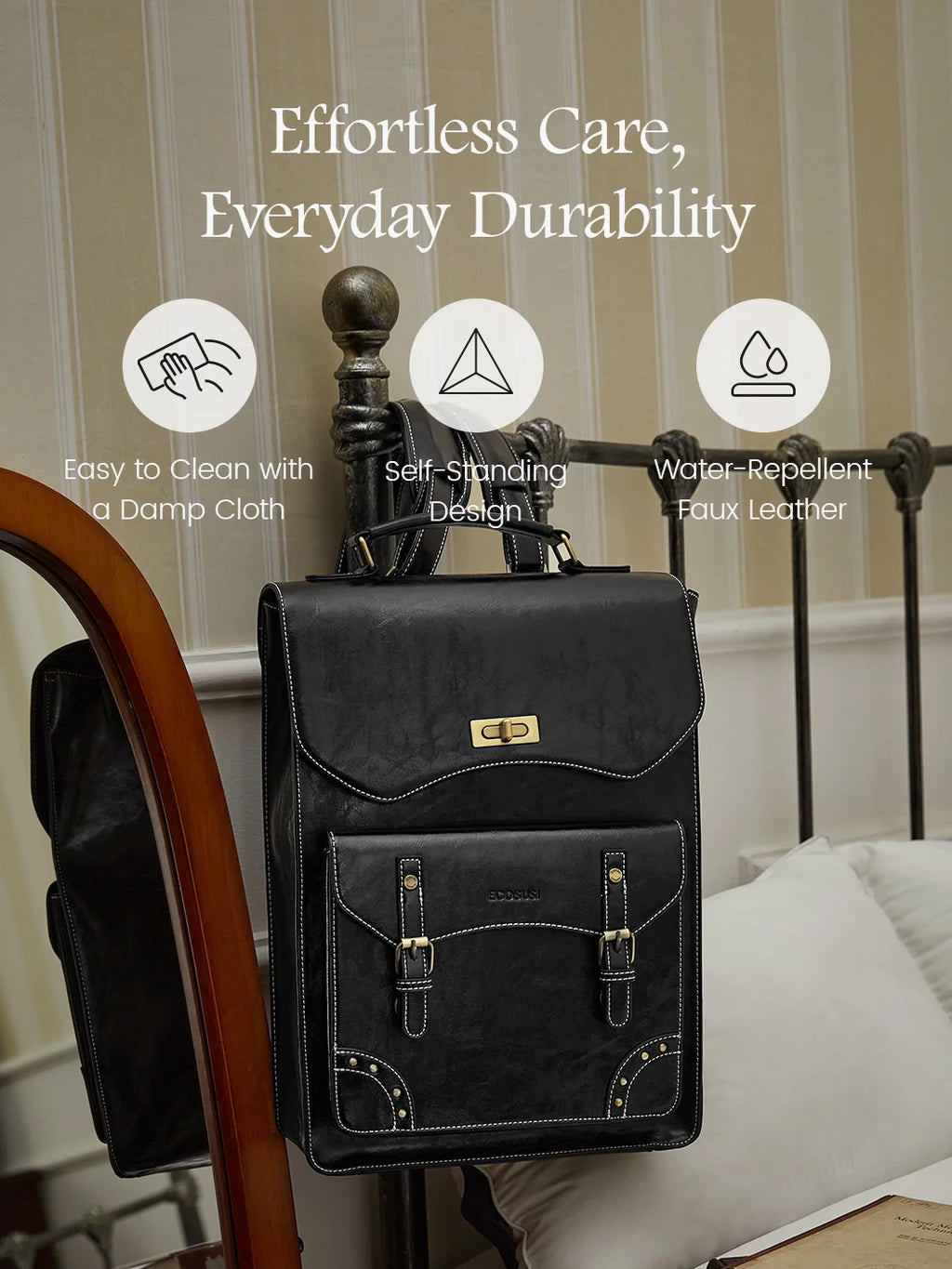 Wilder Vintage Leather 15.6-inch Laptop Backpack