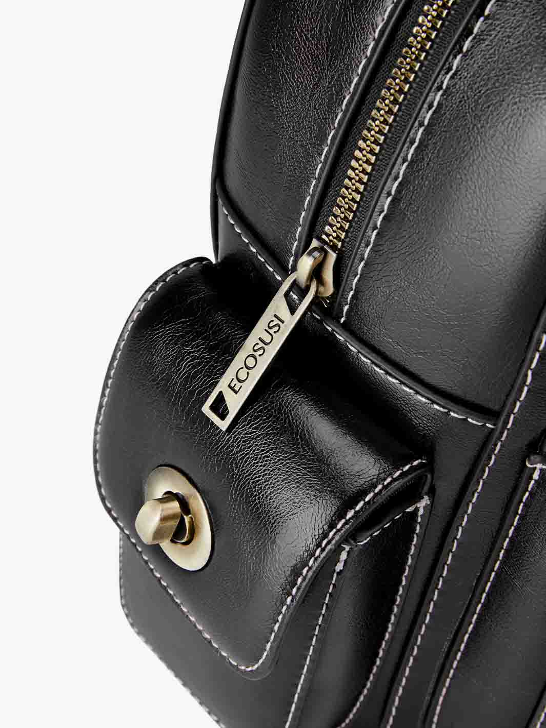 Alison Vintage Vegan Leather Mini Backpack