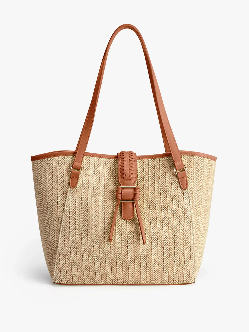 Marina Raffia Straw Tote Bag