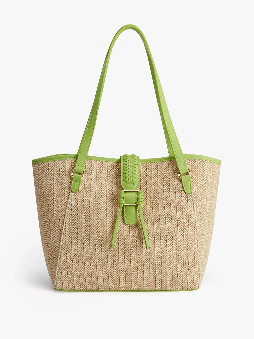 Marina Raffia Straw Tote Bag