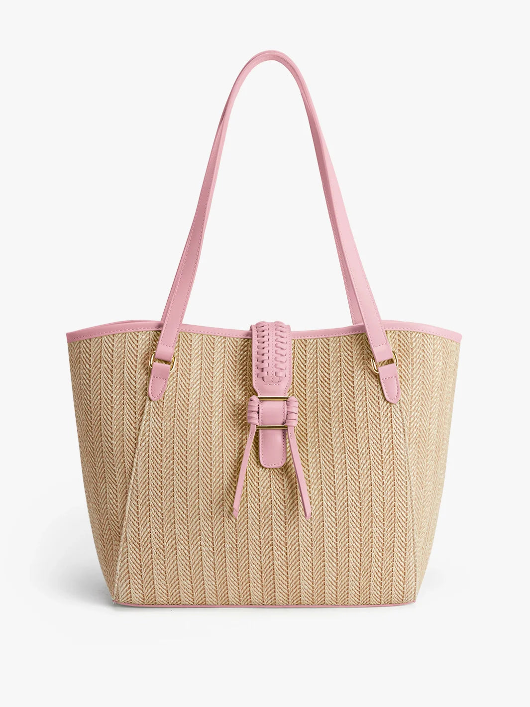 Marina Raffia Straw Tote Bag