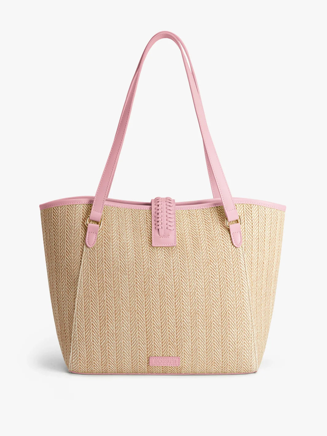 Marina Raffia Straw Tote Bag