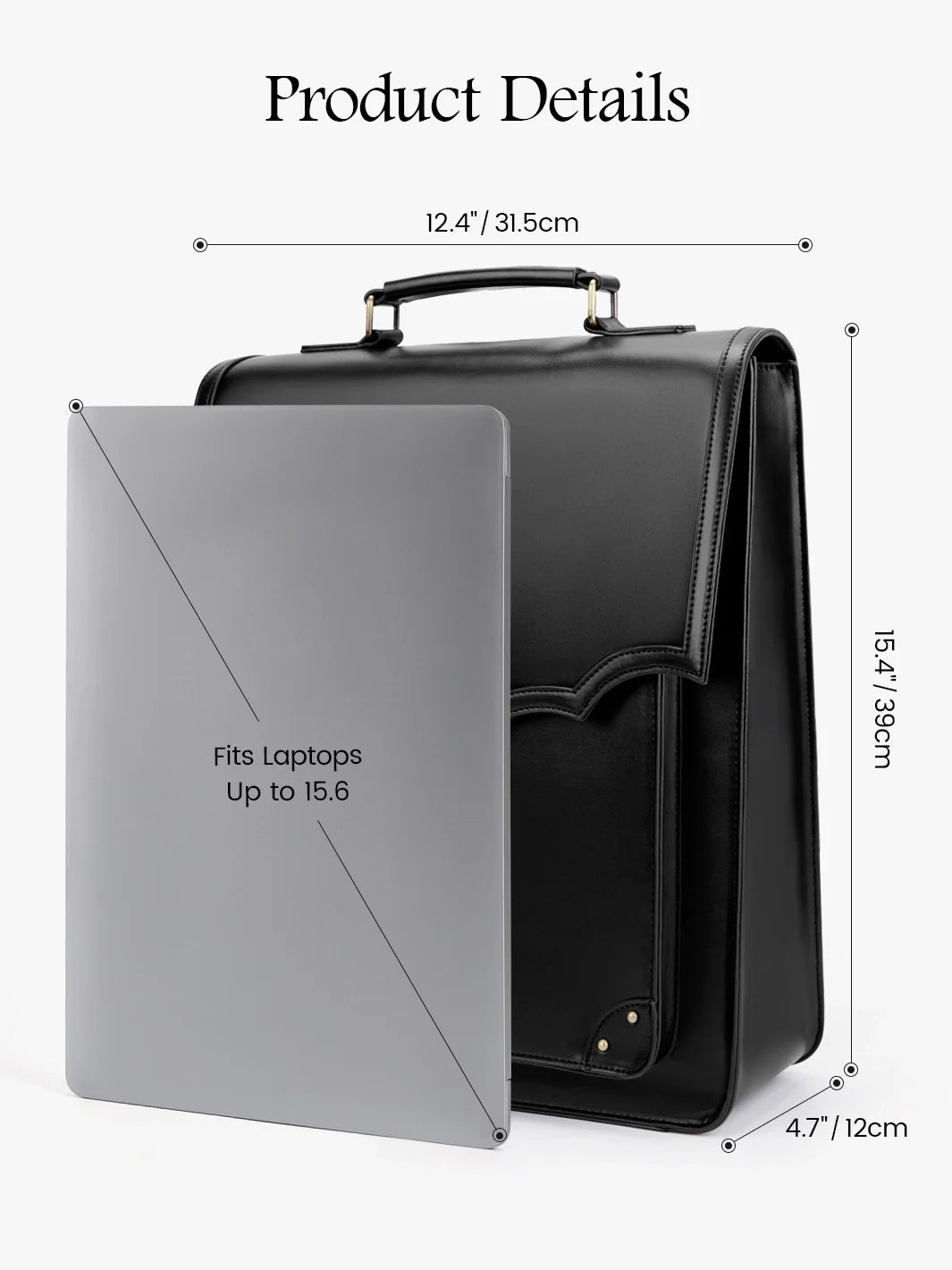 Aria Vintage Backpack for Laptops 11-15.6 Inches