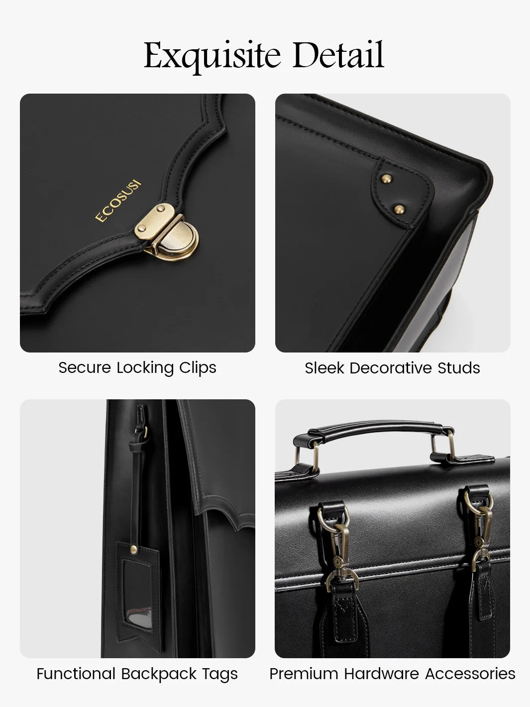 Aria Vintage Backpack for Laptops 11-15.6 Inches