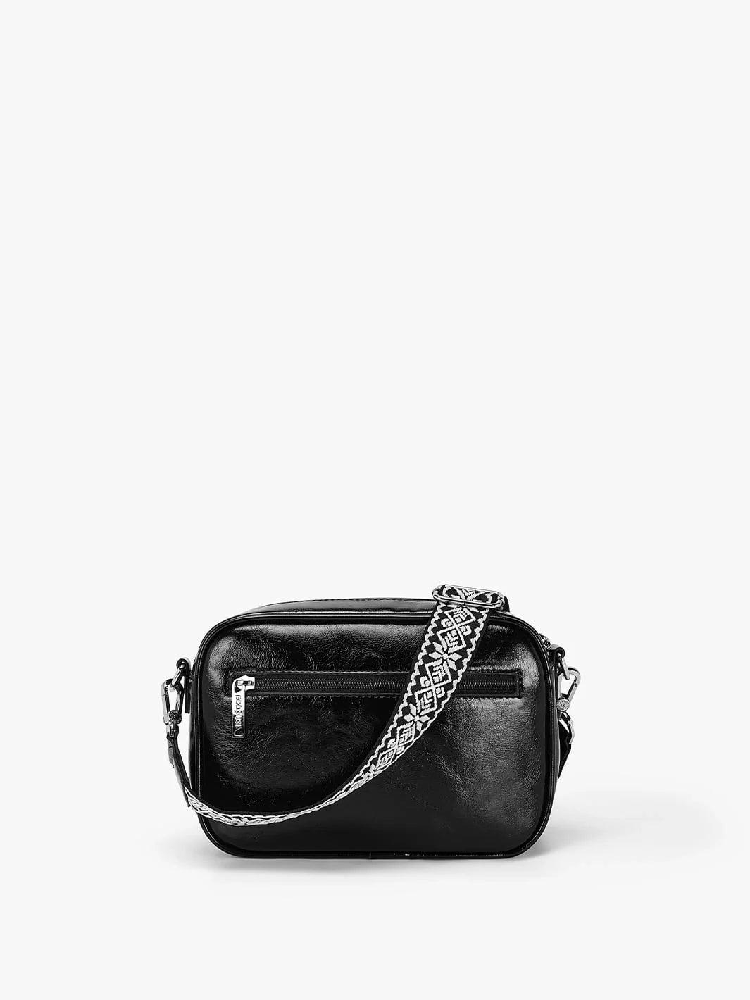 Mia Wide Strap Vegan Leather Crossbody Bag
