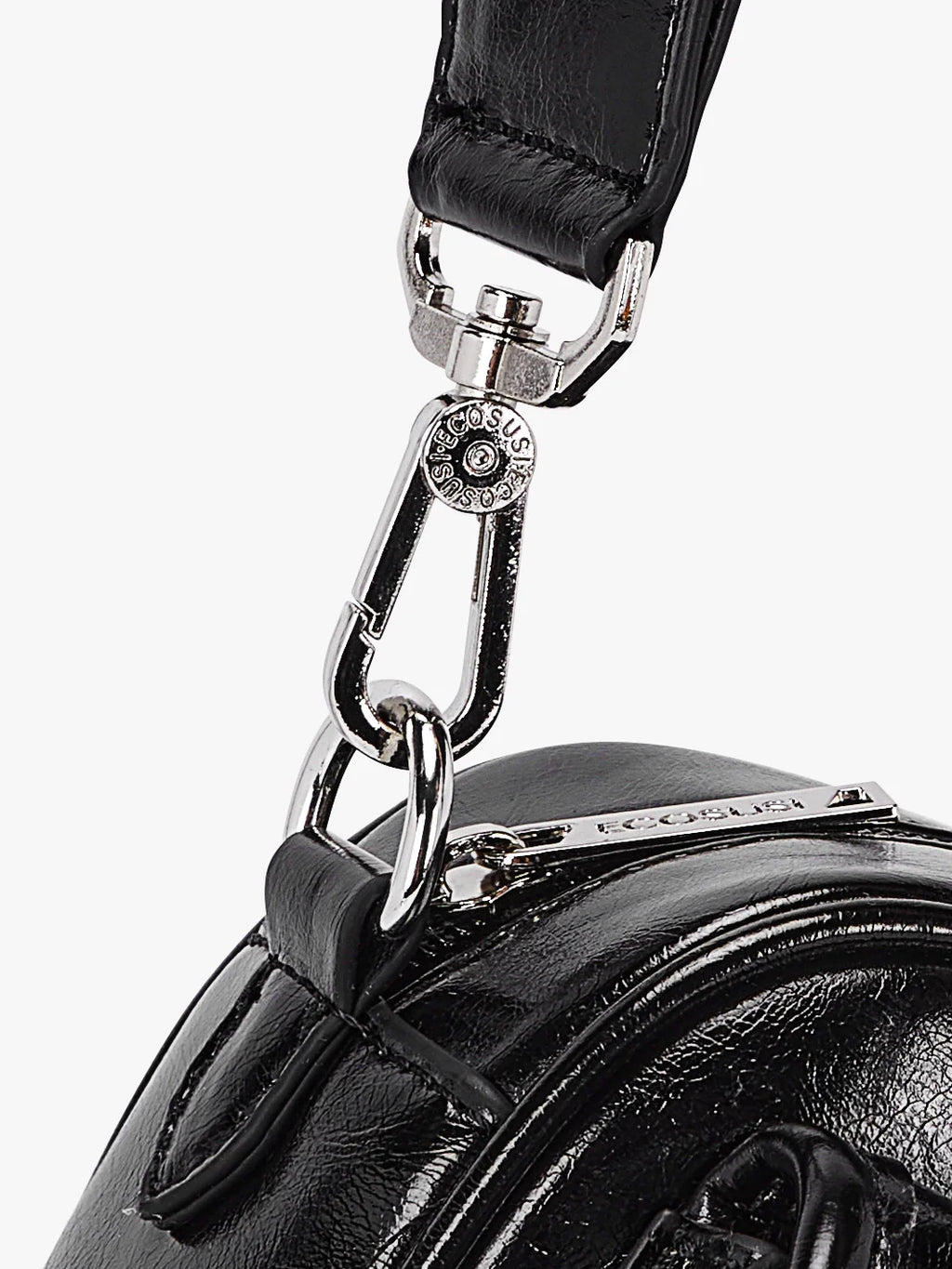 Mia Wide Strap Vegan Leather Crossbody Bag