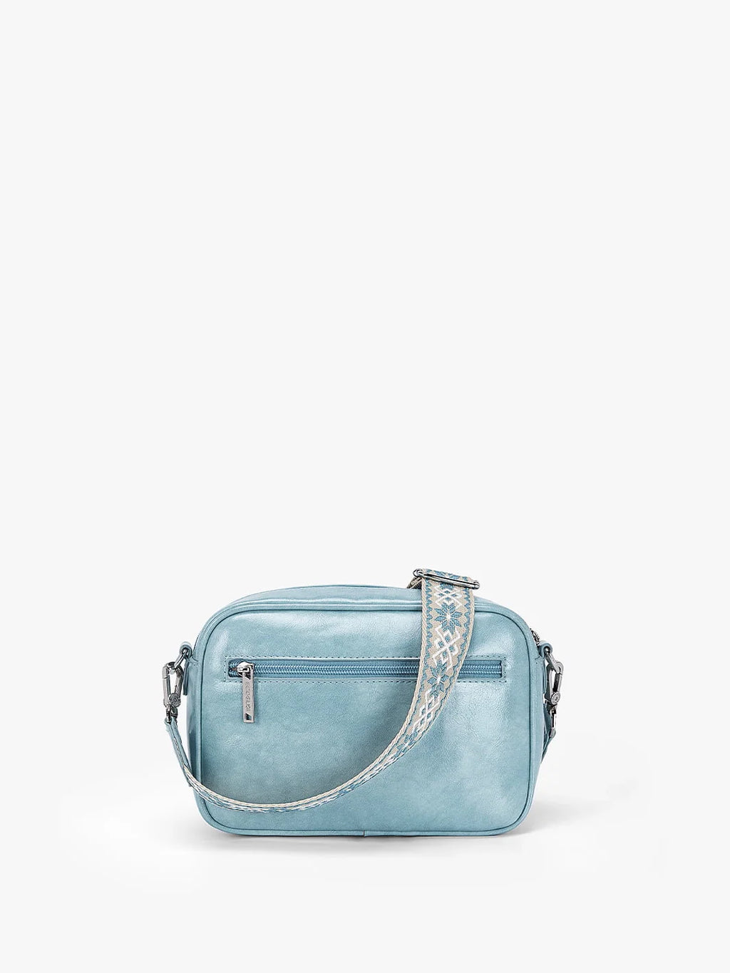 Mia Wide Strap Vegan Leather Crossbody Bag